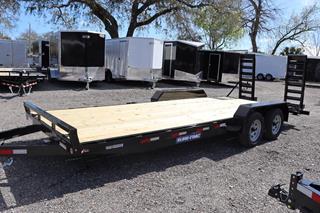 7x18 Equipment Trailer with 4 D Rings For Sale