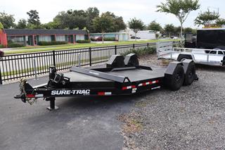 7x14 Drop Deck Equipment Trailer with Powered Tilt For Sale