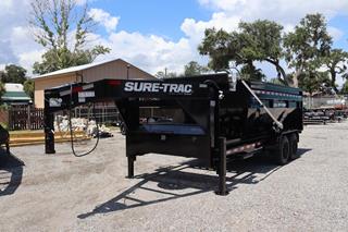 7x16 Roll Off Gooseneck Dump Trailer Carrier For Sale