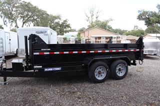 7(82")x14 Low Profile Dump Trailer with Tarp For Sale
