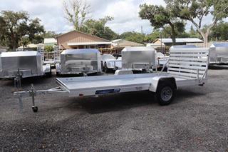 6.5x14 Aluminum Utility Trailer with Stabilizer Jacks For Sale