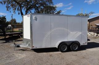 7x14 V Nose Cargo Trailer with Aluminum Frame For Sale