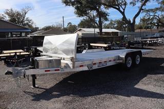 7x22 Aluminum Power Tilt Car Hauler Trailer For Sale