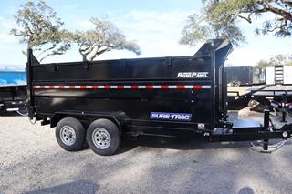 7(82")x14 Low Profile Dump Trailer with 4ft Sides For Sale