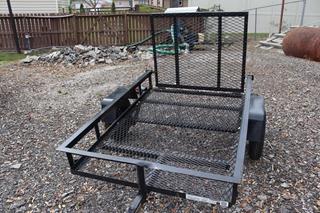 4x6 Used Carry On Utility Trailer with Mesh Floor