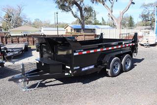 6x12 Low Profile Dump Trailer with 12 Volt Hydraulic Pump For Sale