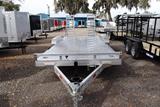 7x20 Aluminum Equipment Trailer image 1 image 2