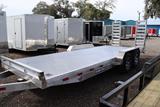 7x20 Aluminum Equipment Trailer image 1 image 2 image 3