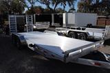 20ft Aluminum Equipment Trailer image 1 image 2 image 3