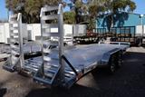 20ft Aluminum Equipment Trailer image 1 image 2 image 3 image 4