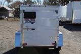 4x6 Slant Wedge Cargo Trailer image 1 image 2 image 3 image 4