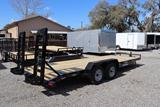7x18 Equipment Trailer 7k Tandem Axle image 1 image 2 image 3 image 4