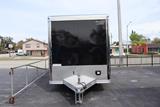 7x14 Aluminum Motorcycle Trailer image 1 image 2