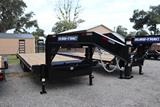 85x24 Gooseneck Deckover Trailer image 1 image 2 image 3