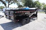 7x16 Roll Off Gooseneck Dump Trailer image 1 image 2 image 3