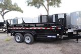 7x14 Low Profile Dump Trailer image 1 image 2 image 3 image 4
