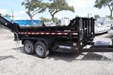 7x12 Low Profile Dump Trailer image 1 image 2 image 3