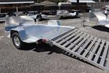 65x115 Aluminum Motorcycle Trailer image 1 image 2 image 3 image 4 image 5 image 6 image 7
