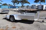 65x145 Aluminum Tilt Utility Trailer image 1 image 2 image 3