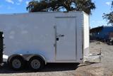 7x14 VNose Cargo Trailer image 1 image 2 image 3