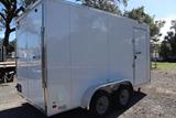 7x14 VNose Cargo Trailer image 1 image 2 image 3 image 4