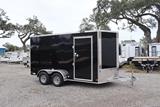 7x14 VNose Cargo Trailer image 1 image 2 image 3