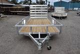 6x12 Aluminum Utility Trailer image 1 image 2