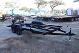 7x16 Open Car Hauler Trailer image 1 image 2 image 3