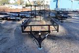 5x8 Steel Utility Trailer image 1 image 2