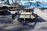 7x16 Tube Top ATV Utility Trailer image 1 image 2