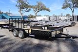 7x16 Tube Top ATV Utility Trailer image 1 image 2 image 3