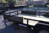 7x16 Tube Top ATV Utility Trailer image 1 image 2 image 3 image 4 image 5 image 6 image 7 image 8 image 9 image 10