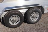 7x22 Aluminum Power Tilt Car Hauler image 1 image 2 image 3 image 4 image 5 image 6 image 7