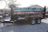 7x14 LowProfile Dump Trailer image 1 image 2 image 3