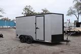 7x14 VNose Cargo Trailer image 1 image 2 image 3