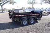 6x12 Low Profile Dump Trailer image 1 image 2 image 3
