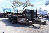 7x14 Low Profile Dump Trailer image 1 image 2 image 3