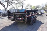 7x14 Low Profile Dump Trailer image 1 image 2 image 3 image 4
