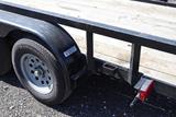 6x14 Used Steel Wood Deck Utility Trailer image 1 image 2 image 3 image 4 image 5 image 6