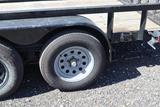 6x14 Used Steel Wood Deck Utility Trailer image 1 image 2 image 3 image 4 image 5 image 6 image 7 image 8