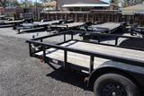 6x14 Used Steel Wood Deck Utility Trailer image 1 image 2 image 3 image 4 image 5 image 6 image 7 image 8 image 9
